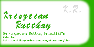 krisztian ruttkay business card